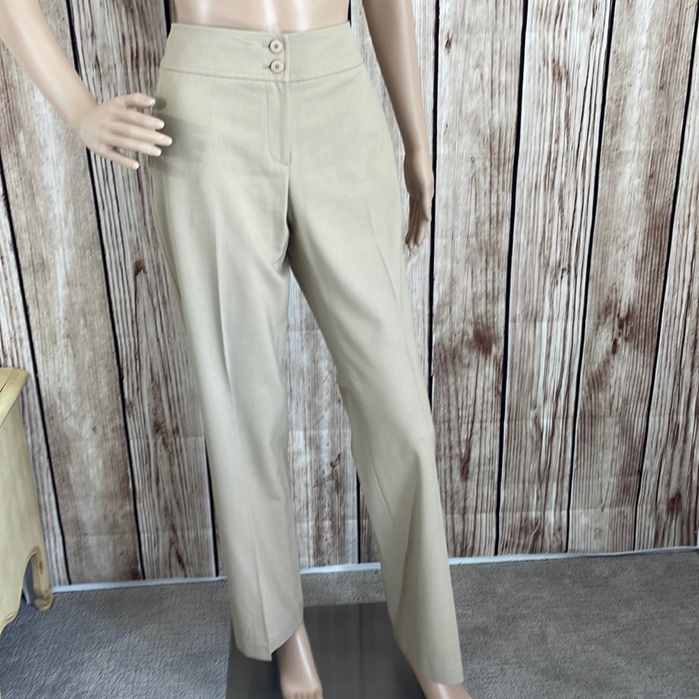 Talbots Cream Colored Trousers Size 2